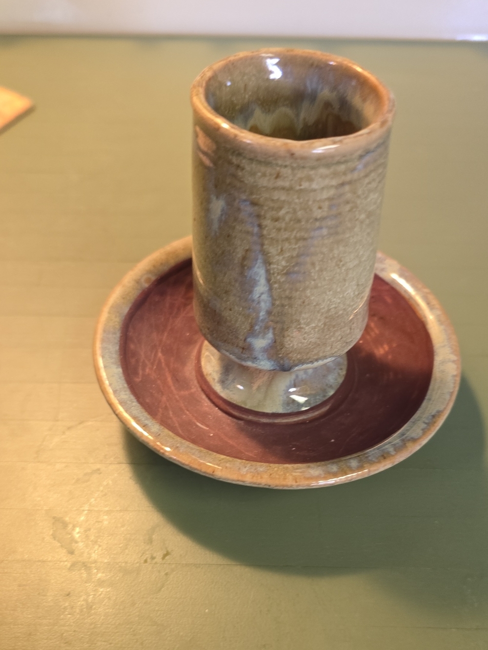 Ceramic Match Holder With Striker